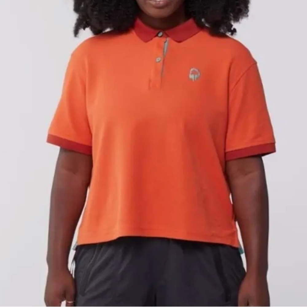 Outdoor Afro + REI Co-op Women’s Cropped Top Polo Shirt XL